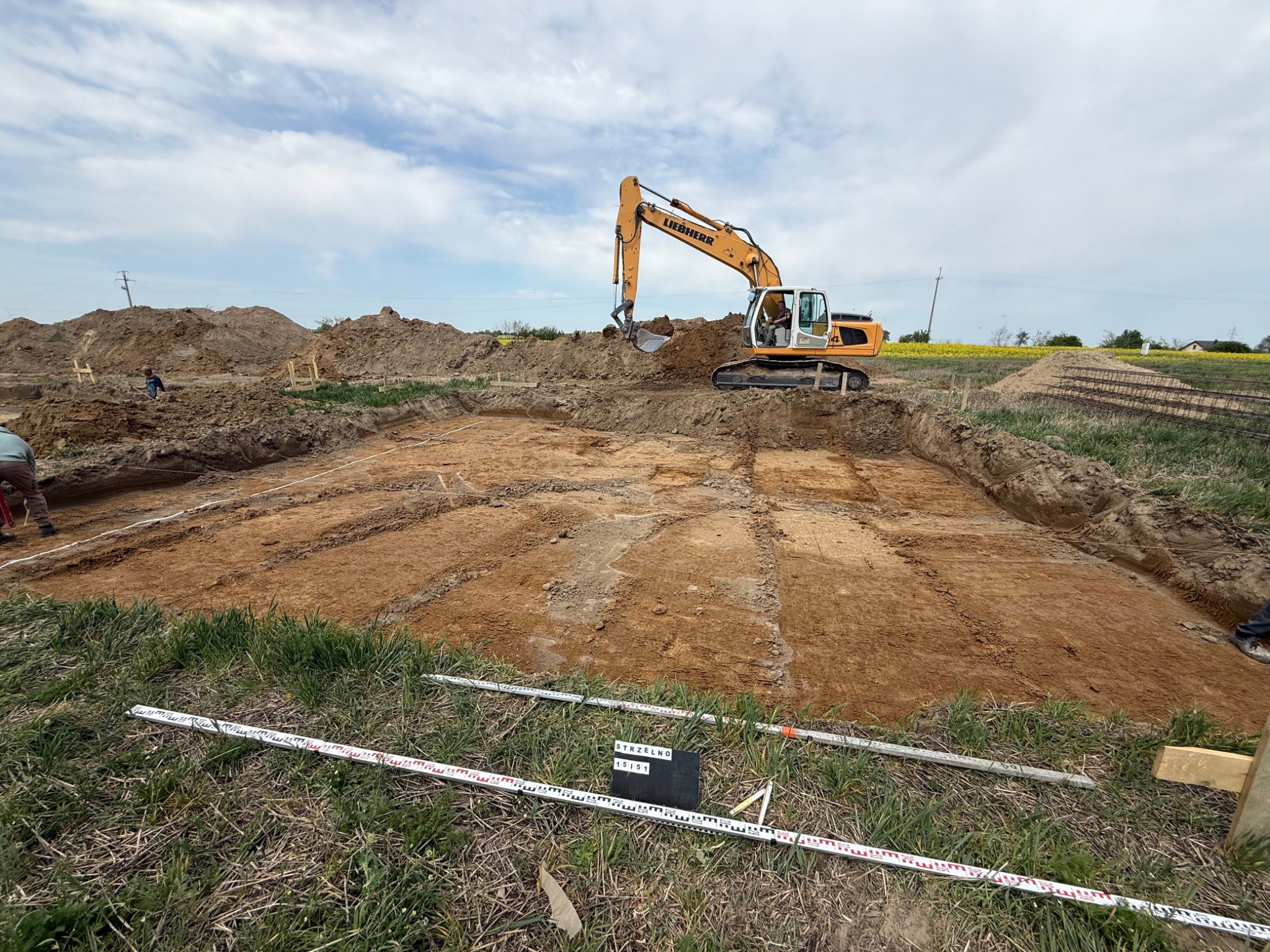 Nadzór archeologiczny podczas budowy domu